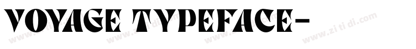 Voyage typeface字体转换